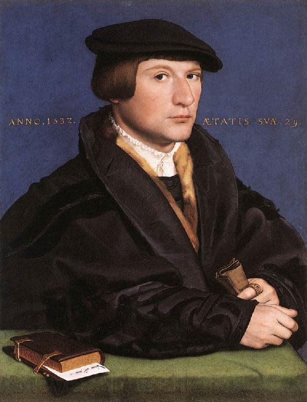 HOLBEIN, Hans the Younger Portrait of a Member of the Wedigh Family sf Spain oil painting art